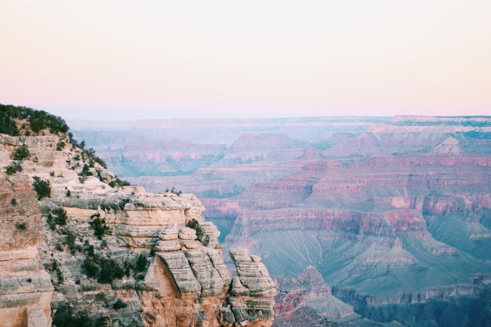 Sunrise in the Grand Canyon taken by Jamie Pinheiro